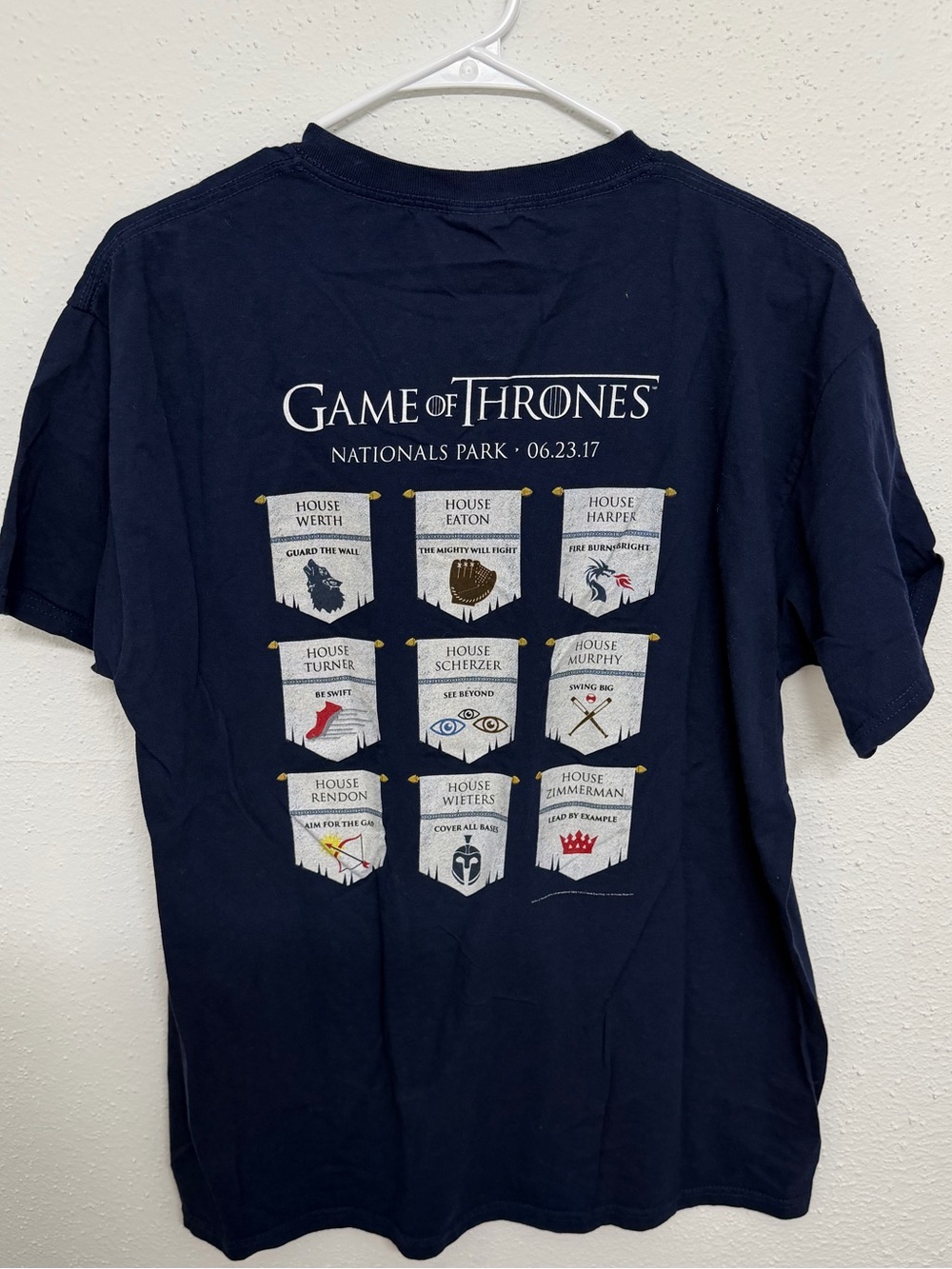 Washington Nationals X Game Of Thrones Shirt
